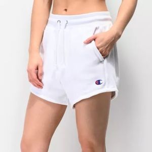White Champion Shorts